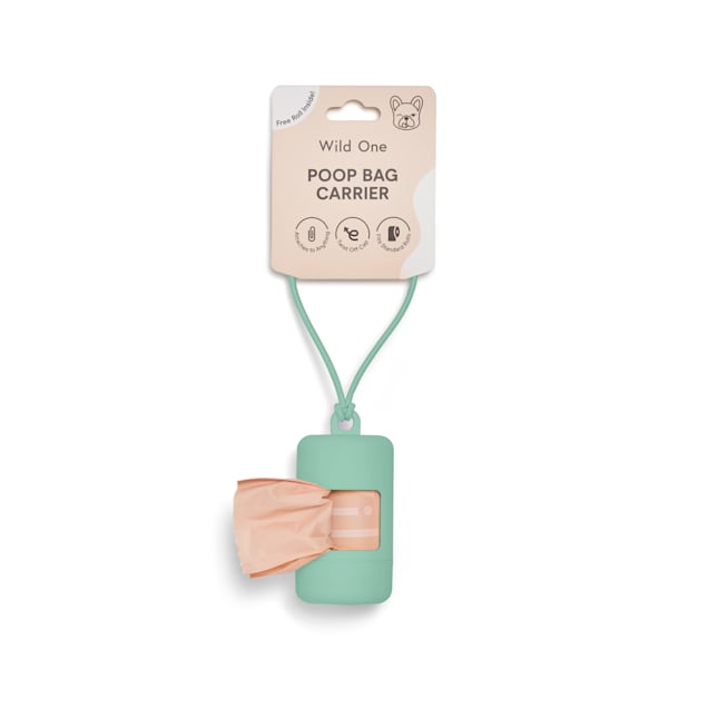 Wild One Seafoam Poop Bag Carrier for Dogs - Carousel image #1