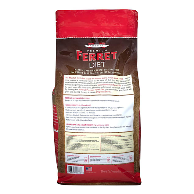 Marshall premium ferret deals diet 7 lb