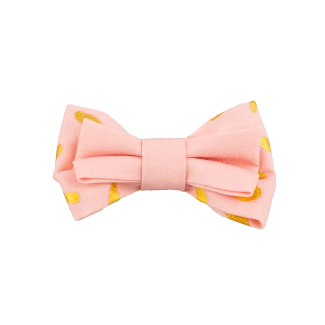 Kitty City Pink Gold Confetti Bowtie Slider - Carousel image #1