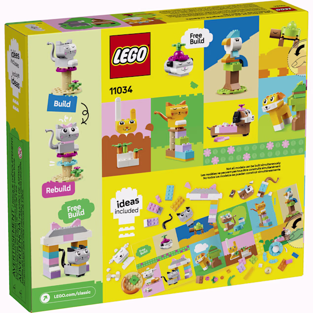 LEGO Classic Creative Pets, 450 pieces Petco