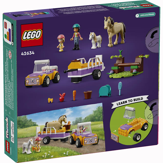 LEGO Friends Horse Pony Trailer Playset 105 Pieces