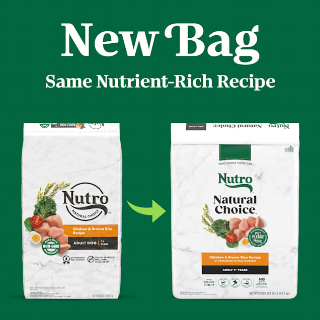 Nutro Natural Choice Adult Dry Dog Food Chicken Brown Rice 36 lbs