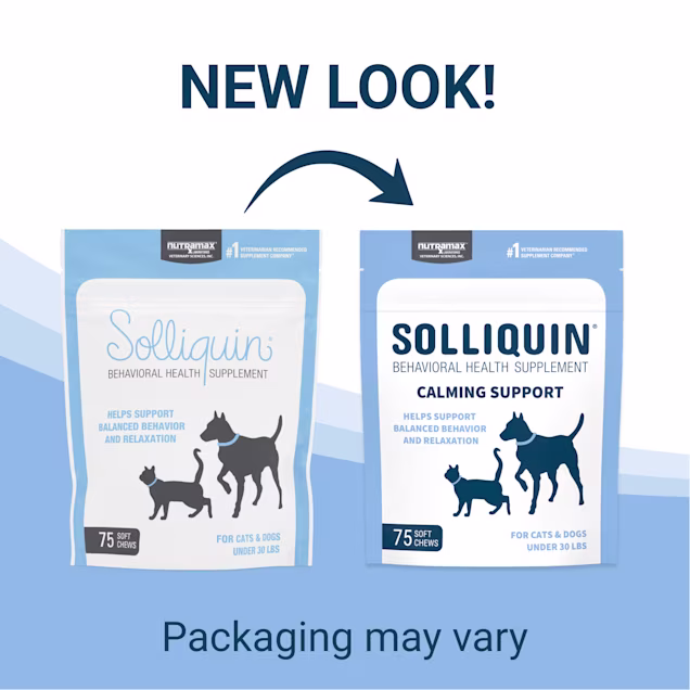 Nutramax Solliquin Calming Soft Chews for Small to Medium Dogs