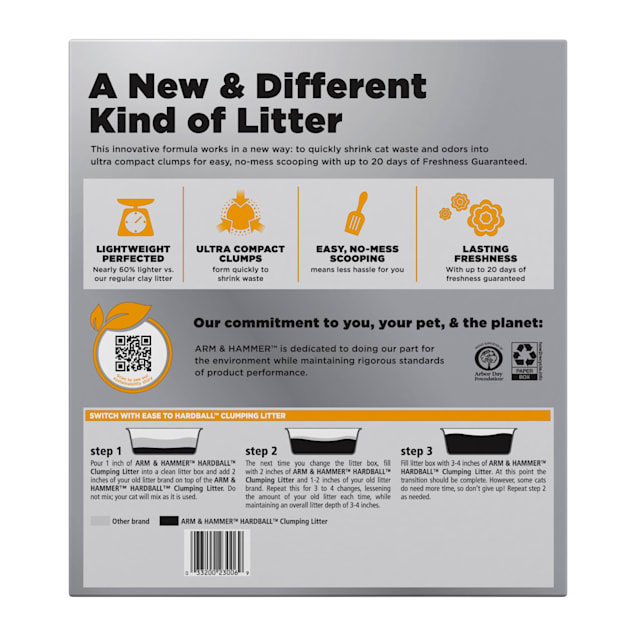 ARM HAMMER HardBall Lightweight Multi Cat Litter 10.5 lbs