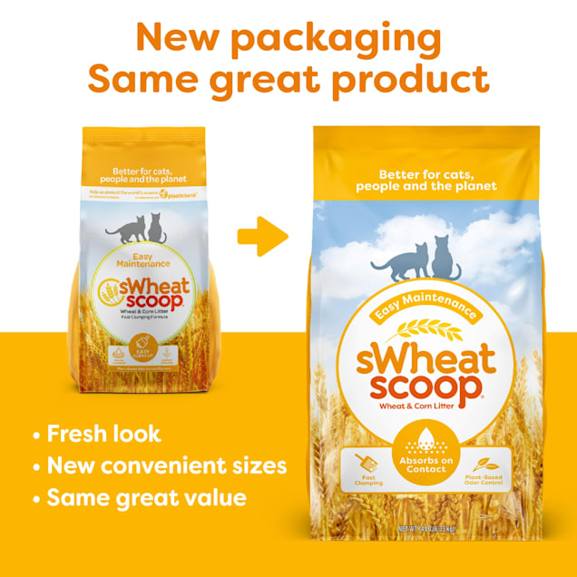 Swheat scoop natural wheat litter on sale