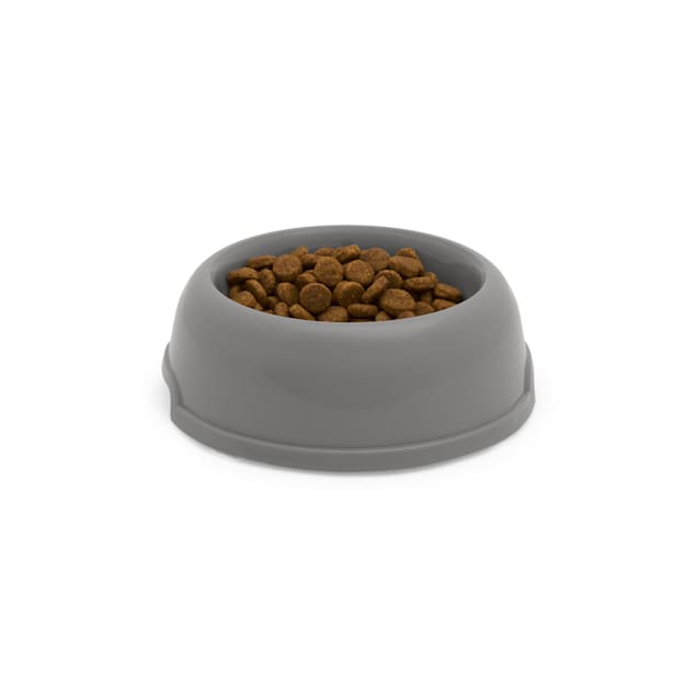 EveryYay Essentials Gray Plastic Dog Cat Bowl 1.2 Cups Petco