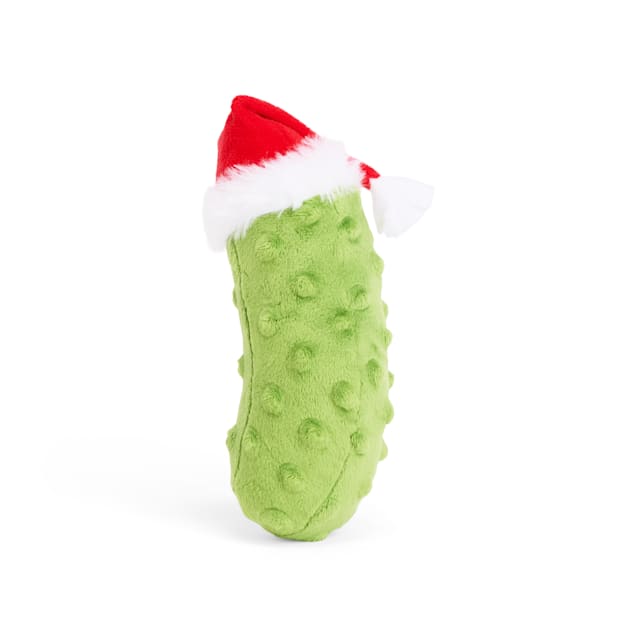 Merry Makings Plush Dill ightful Pickle Dog Toy Small
