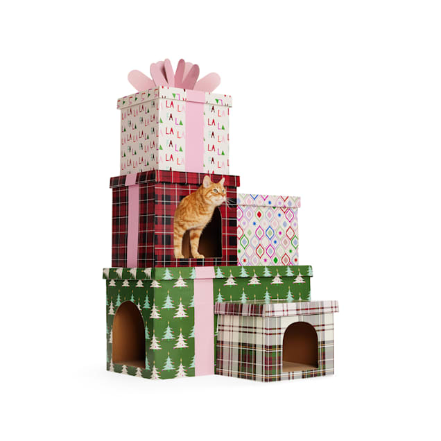 Merry Makings Cat Present Scratch House X Large