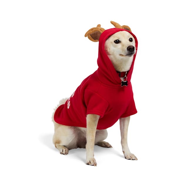 Merry Makings Santas Cookies Hoodie for Pets XX Small Red Petco