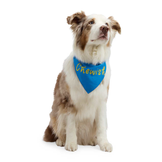 Merry Makings Hanukkah Bandana for Dogs Cats Large X Large Blue