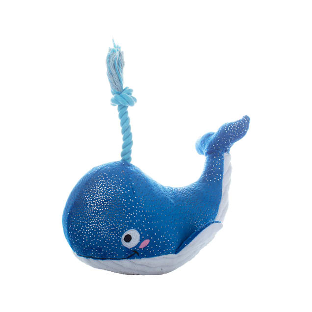 PetShop by Fringe Studio Whale, Hello There Plush Dog Toy, Medium - Carousel image #1
