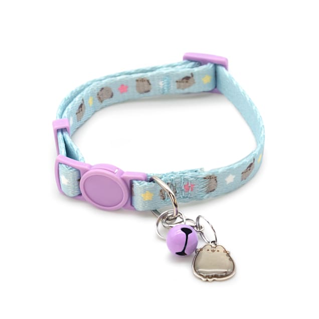 Pusheen Blue Star Cat Collar, Small - Carousel image #1