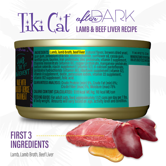 how much l-carnitine in 4 oz of lamb Tiki Cat After Dark & Beef Liver Pate Wet Cat Food, 3 flavour:Berry 5-Amino-1MQ: Benefits, Mechanism & 글루탐산
