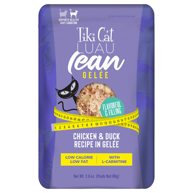 Tiki Cat Luau Lean Gelee Chicken & Duck Wet Cat Food, 2.8 oz., Case of 12 - Carousel image #1
