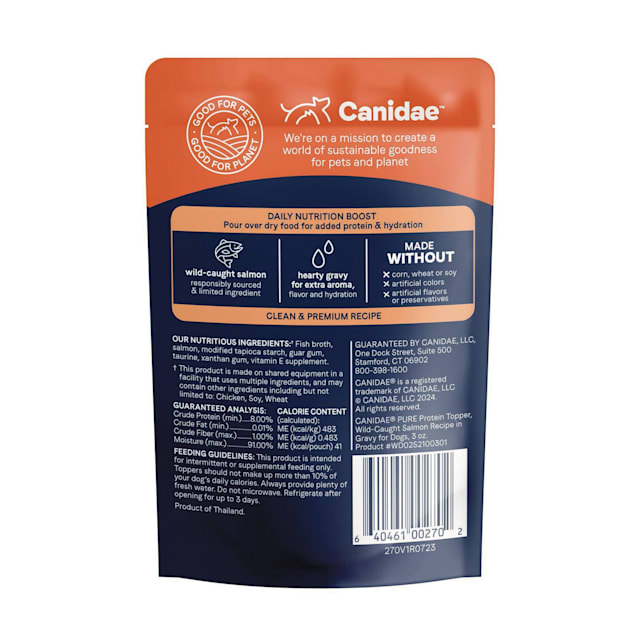 Canidae Pure Salmon Protein Topper Gravy 3 oz 12 Pack