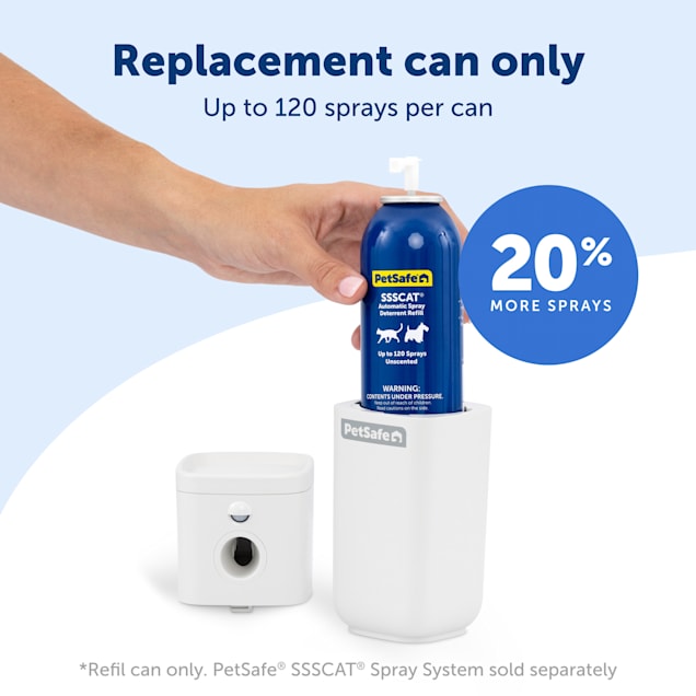 PetSafe SSSCat Unscented Automatic Spray Deterrent Refill Can 4.72 fl. oz. Petco