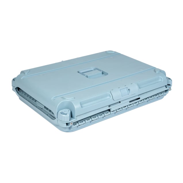 Sport Pet Blue Medium Collapsible Kennel Secure Lock