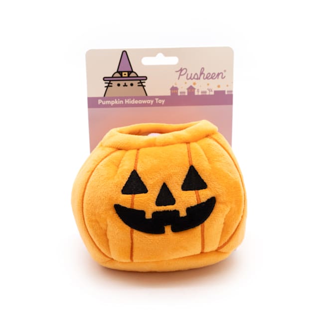 Pusheen Halloween Pumpkin Hideaway Cat Toy