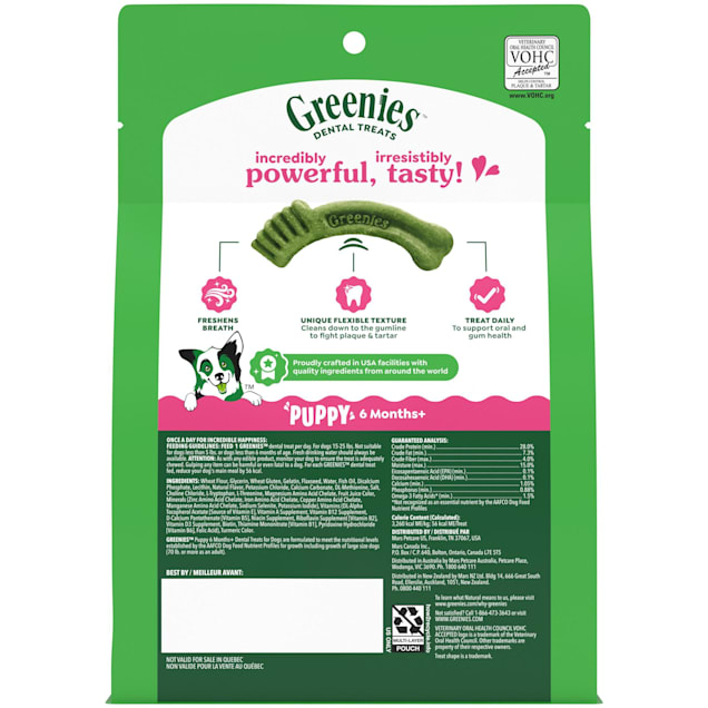 Greenies Dental Treats Original Petite For Dogs 7-11kg  60 Treats  1kg 60 Treats 1kg Value Pack