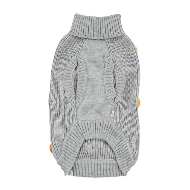 Harry Barker X Small Gray Pom Dog Sweater Turtleneck