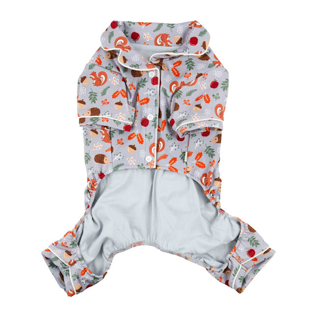 Harry Barker Woodsy Dog Pajamas X Small Gray Petco