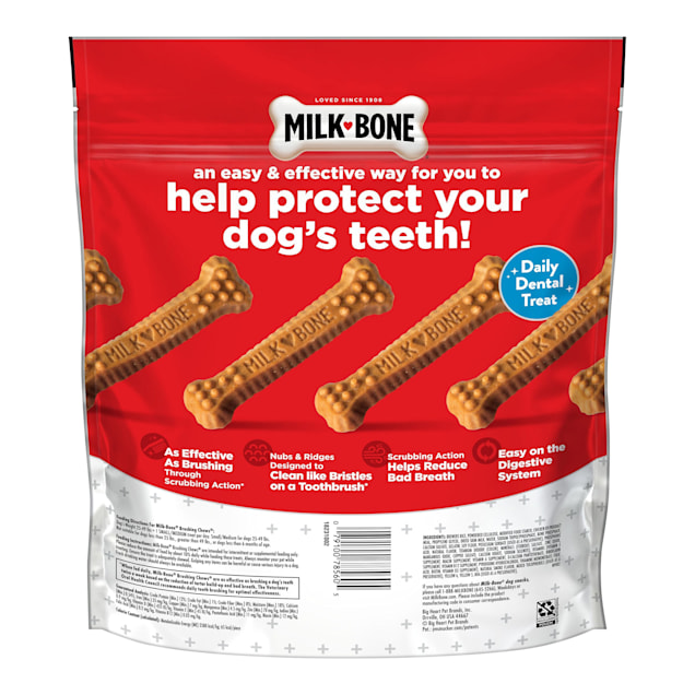 Milk bone brushing chews nutrition facts cheap