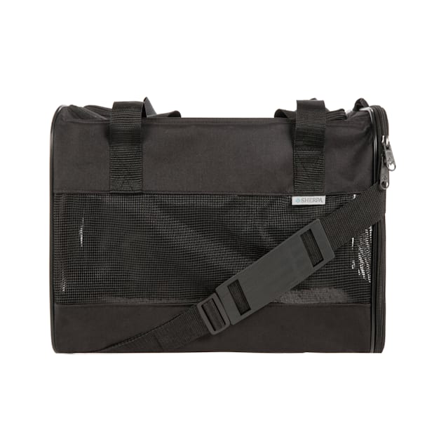 Sherpa Black Everyday Guaranteed On Board Soft Sided Dog Cat Carrier Medium