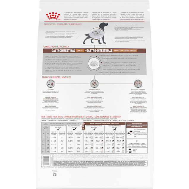 Royal Canin Veterinary Diet Gastrointestinal Low Fat Dry Dog