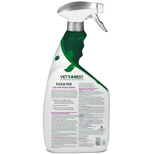 Vet s Best Flea Tick Home Spray 32 fl oz
