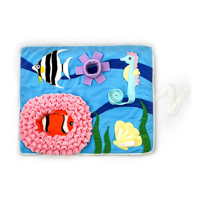 Injoya Under The Sea Snuffle Mat for Dogs, 2.33' L X 2.33' W X 0.5' H - Carousel image #1