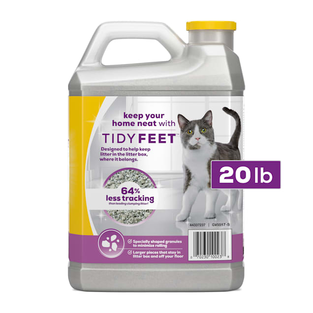 Cat tracks foodie litter everywhere