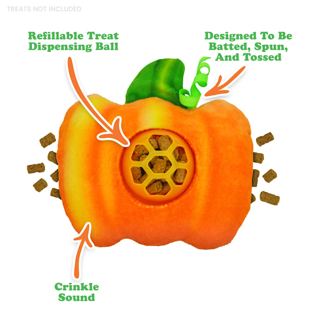 Meowijuana Knock 'n' Nibble Big Pumpkin Refillable Treat