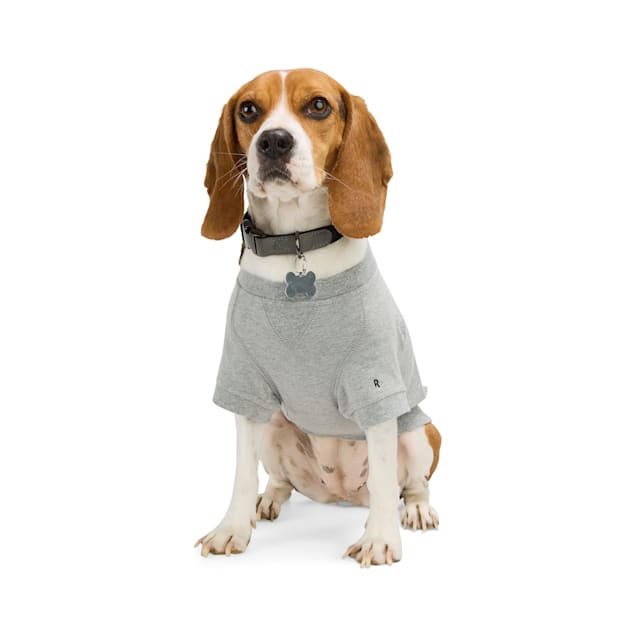Reddy Icon Dog Tee, X-Small, Heather Gray | Petco