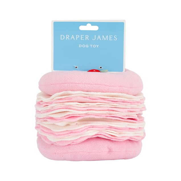 Draper James Pink Macaroon Treater Snuffle Dog Toy