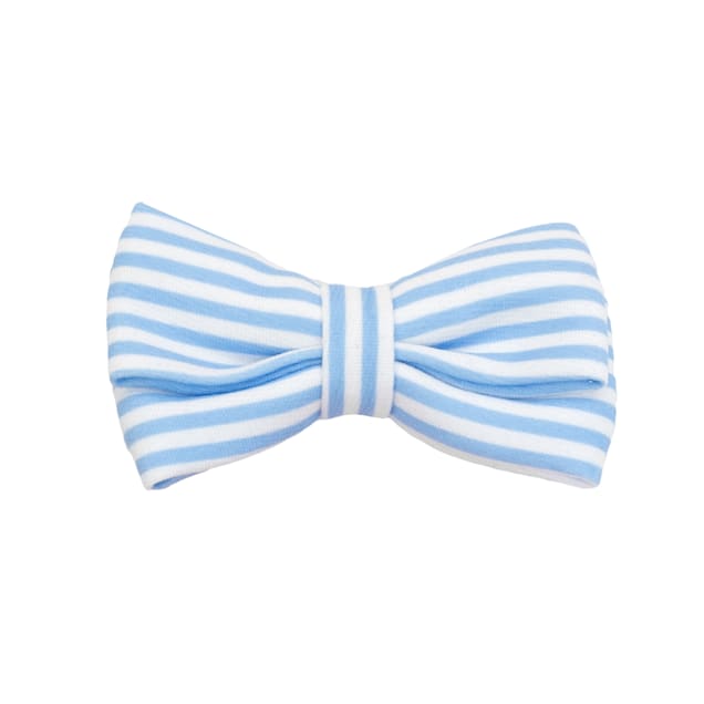 Draper James Stripe Bowtie, Medium/Large, Blue - Carousel image #1