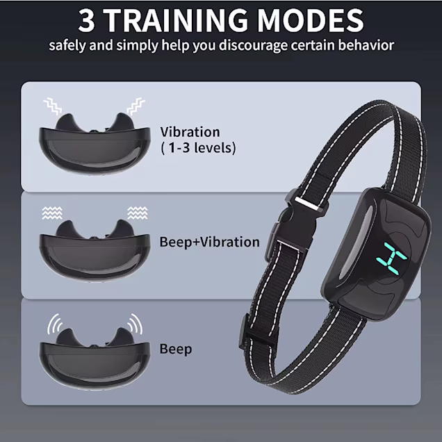 best vibrating dog collar for barking Patpet 258V - Training