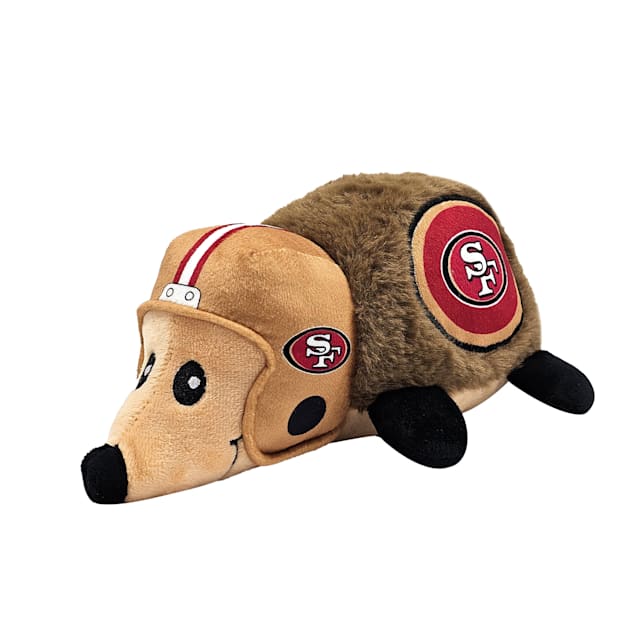 Pets First NFL San Francisco 49Ers Hedgehog Dog Toy, Medium - Carousel image #1