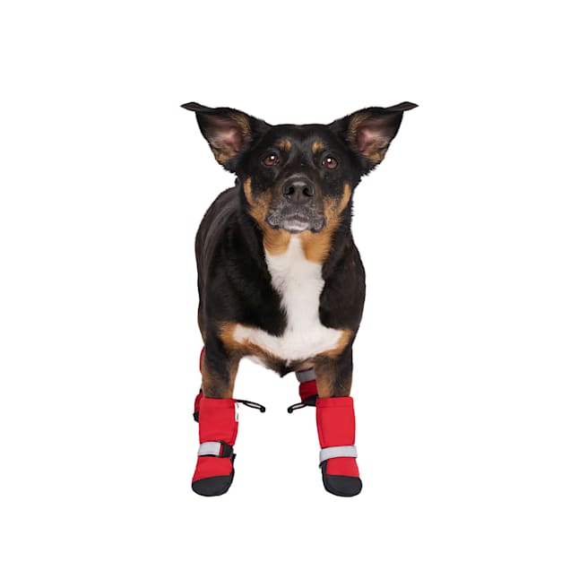 Canada Pooch Soft Shield Boots for Dogs, 1, Red - Carousel image #1