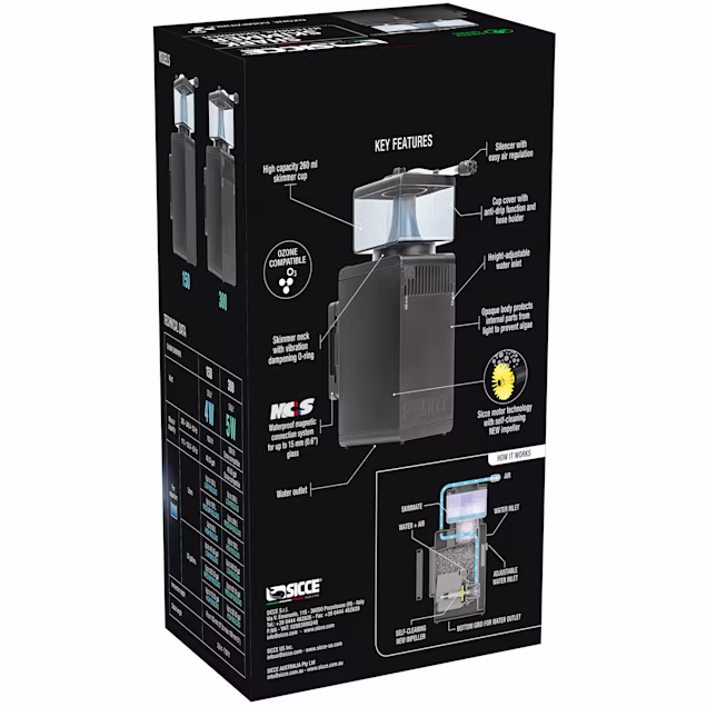 Sicce Shark Internal Skimmer, 300 Gallons | Petco