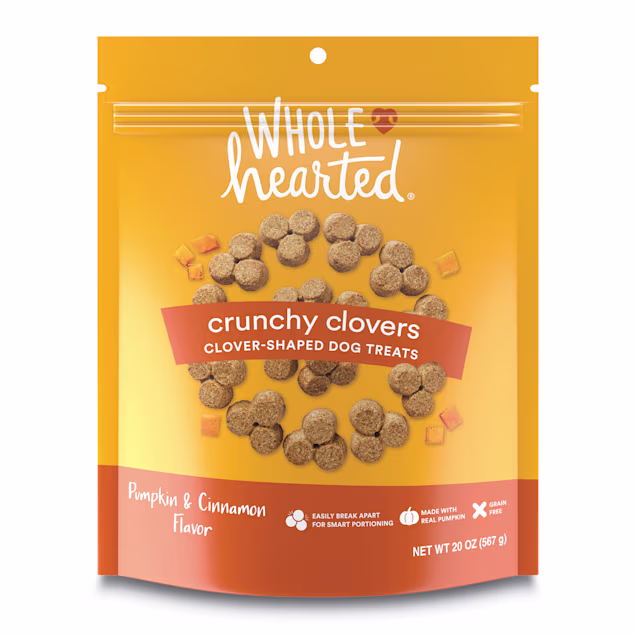 WholeHearted Grain Free Pumpkin Biscuit Dog Treats, 20 oz. - Carousel image #1