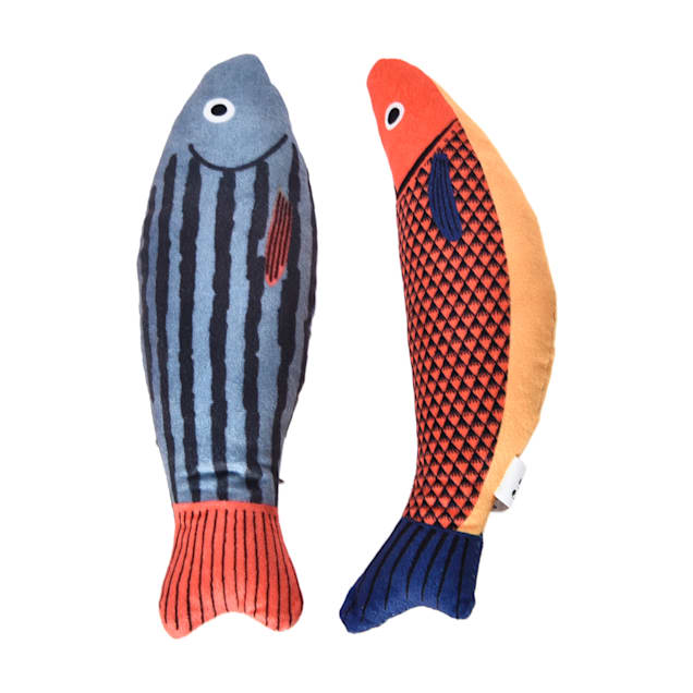 Max & Marlow Catnip Filled Fish Cat Toy Assorted, Medium - Carousel image #1