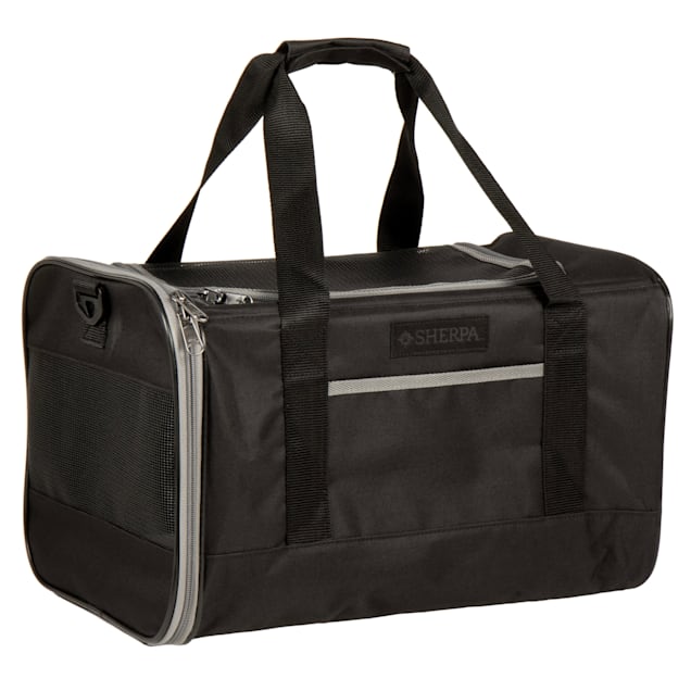 Sherpa Essential Guaranteed On-Board Pet Carrier, Black, Medium - Carousel image #1