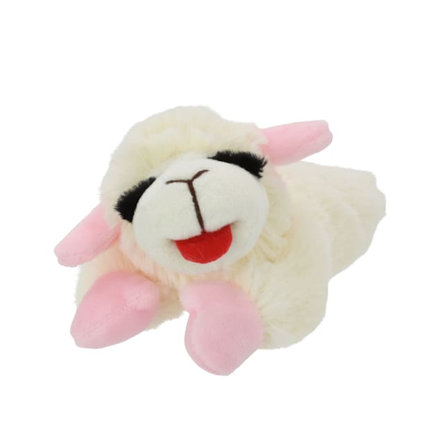 Multipet International Lamb Chop with Pastel Color Dog Toy