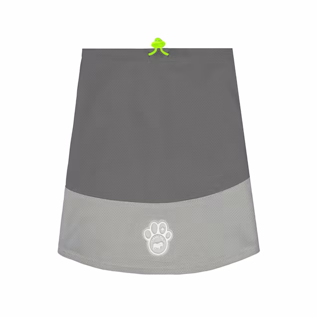 Canada Pooch Max Chill Cooling Dog Snood, Grey, Small - Carousel image #1