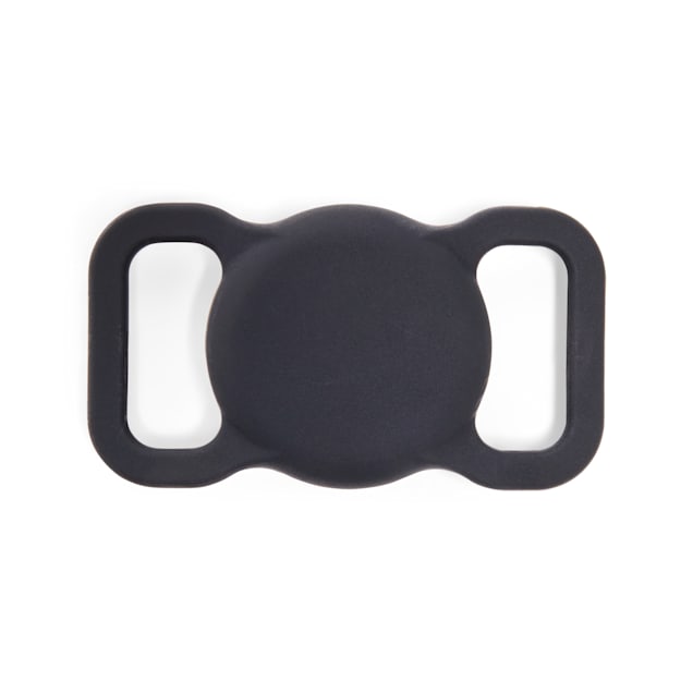 YOULY Tech Tag Holder for Dog Collars up to 1"W, Black, Medium/Large