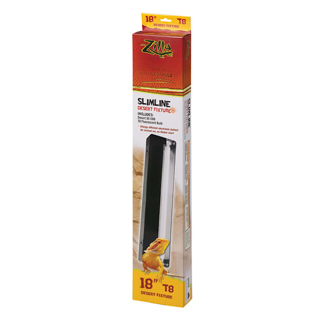Zilla Slimline Desert 50 UVB T8 Fluorescent Fixture Petco