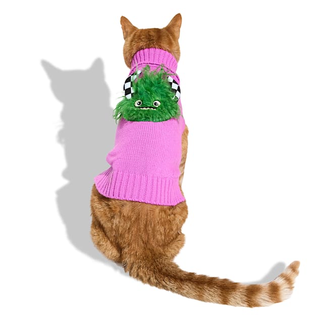 Bootique Monster Horns Turtleneck Pet Sweater, Small Petco