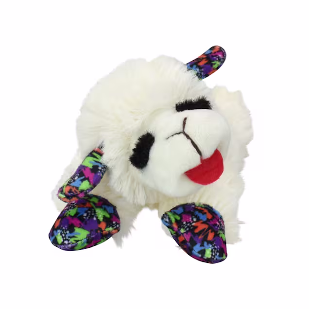 Multipet International Retro Lamb Chop with Fun Neon Print for
