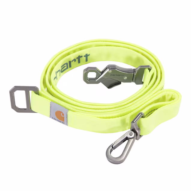 Carhartt Nylon Duck Dog Leash, Brite Lime, Large - Carousel image #1