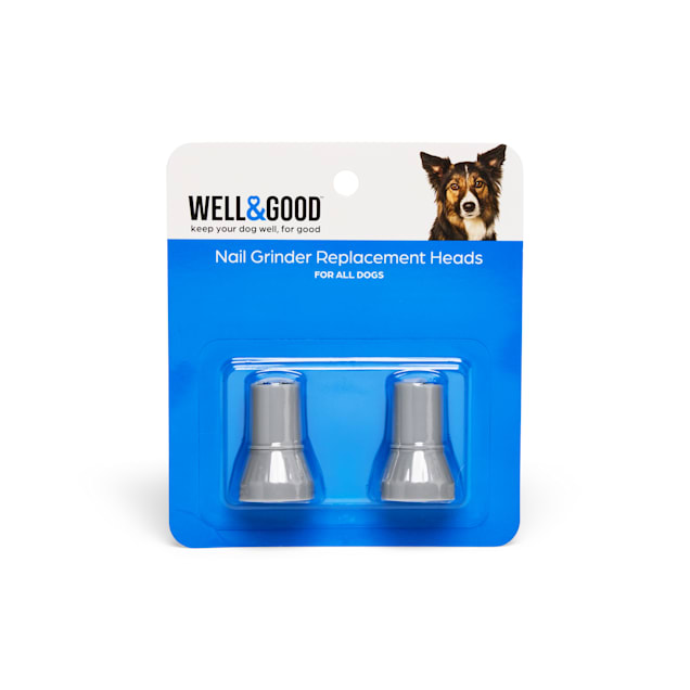 Well & Good Nail Grinder Replacement Heads for Dogs, Pack of 2 - Carousel image #1